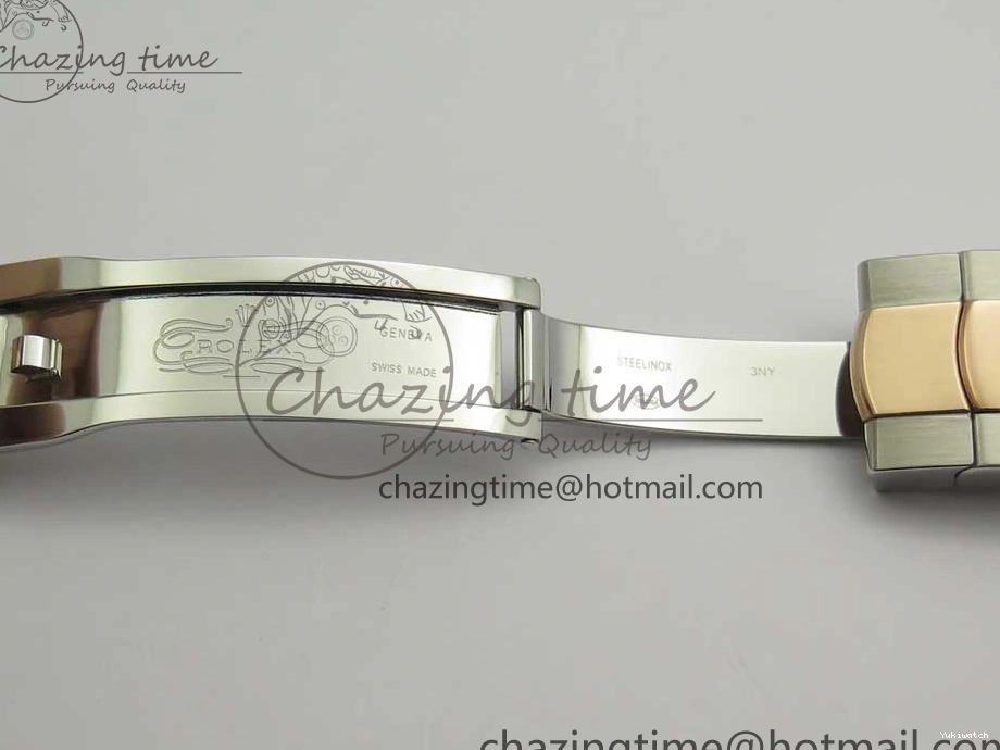 Black 904 36mm Jubilee Wrapped RG Bracelet 116231 GMF SS SS RG DateJust on Dial Diam A2836 Wrapped 0313